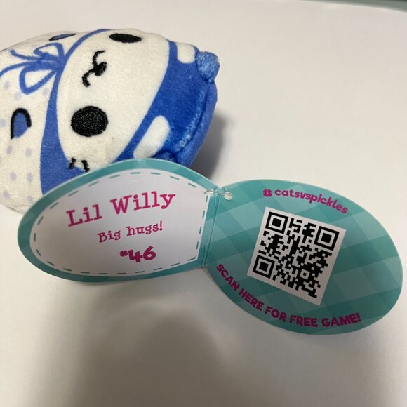 Cat Vs Pickles 4 inch Plush  (Lil Willy) #46 - Picture 3 of 3